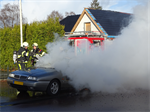 Prio 1 Brand Wegvervoer Auto Piterpolle Twijzel